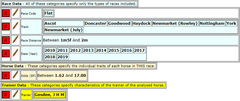 Horseracebase settings for System 78