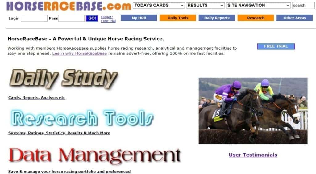 Horse Race Base home screen
