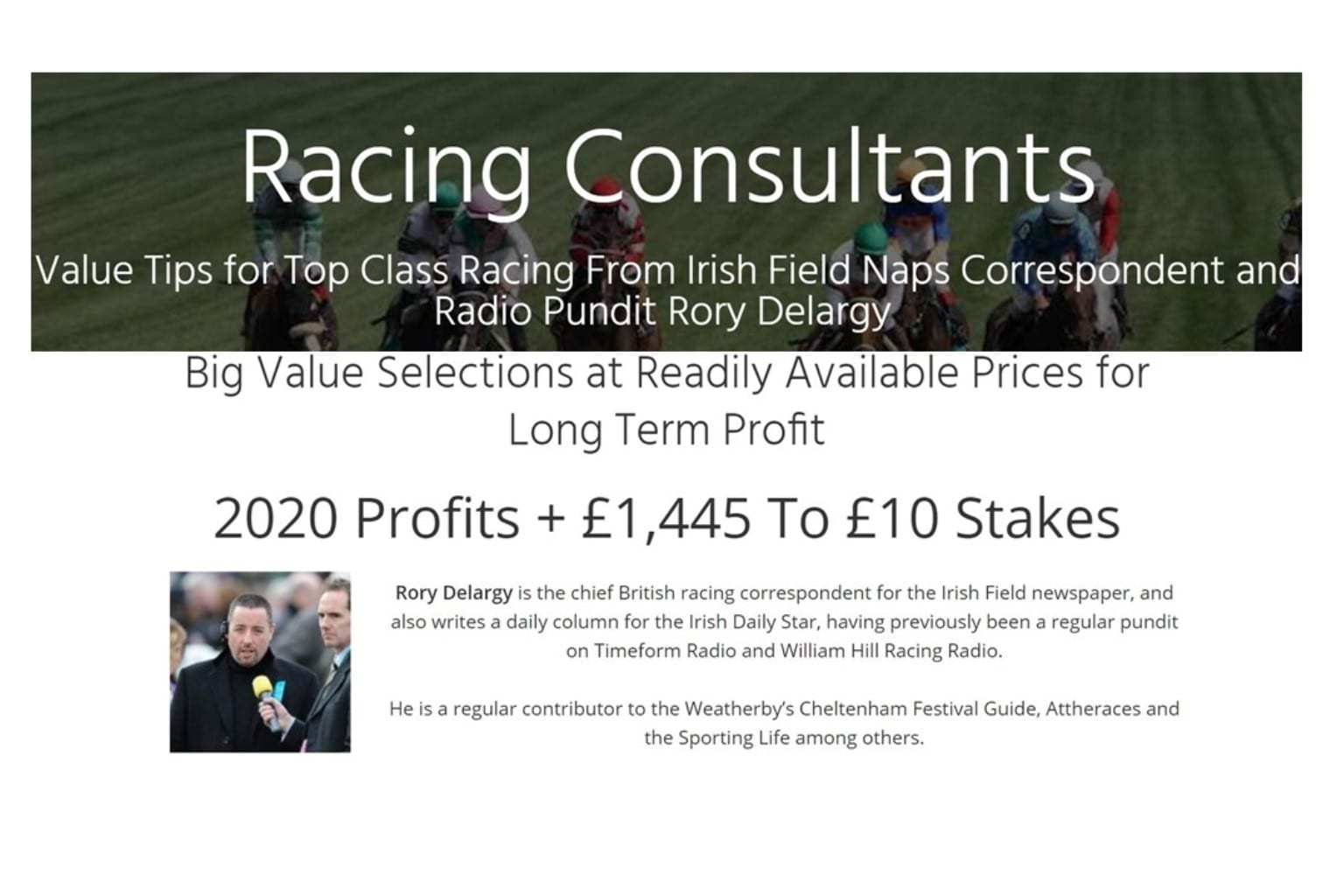 Rory Delargy - Racing Consulants header