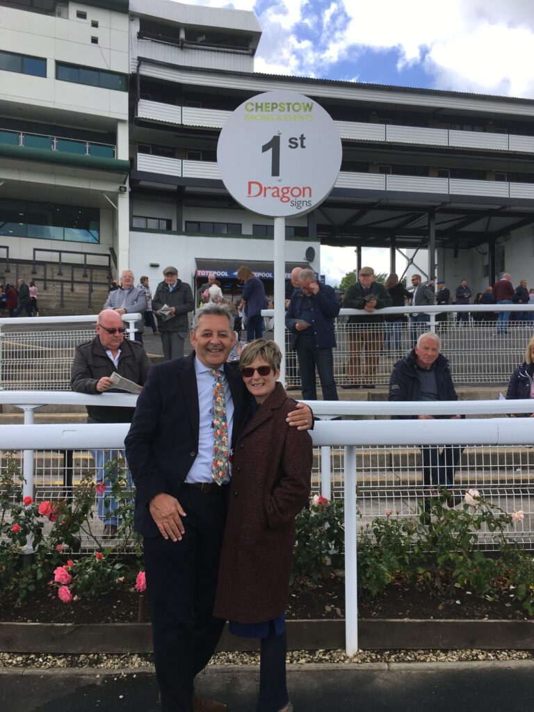 Mel Gee in the winners enclosure