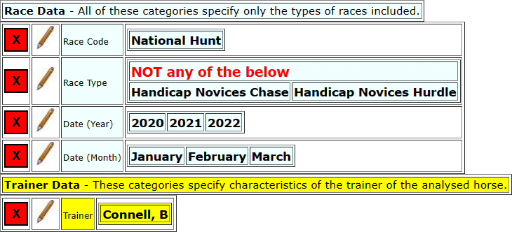 Horseracebase settings for System: 98-70-01-23