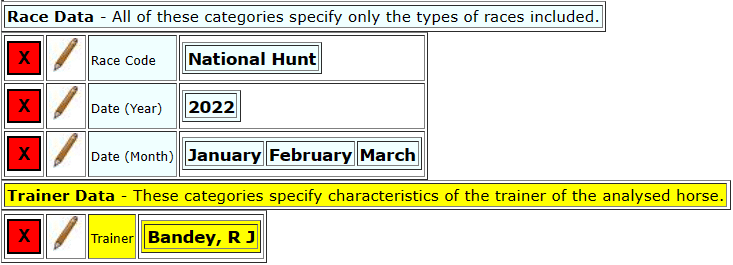 Horseracebase system settings for 98-73-01-23
