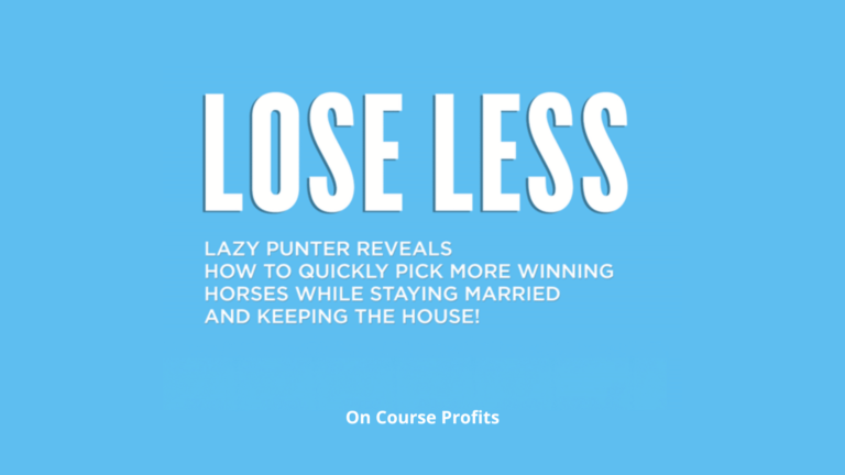 Lose Less by John Cutts – Part VII