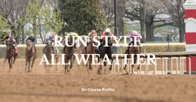 All Weather Racing – Run Style in a Race