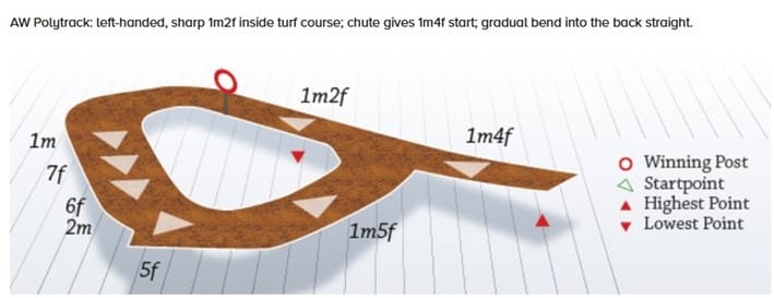 Lingfield course layout