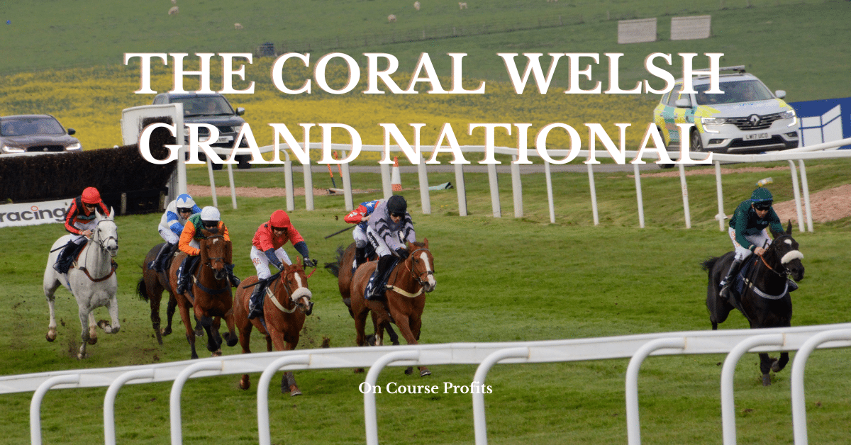 Image of seven racehorses in the closing stages of a race.