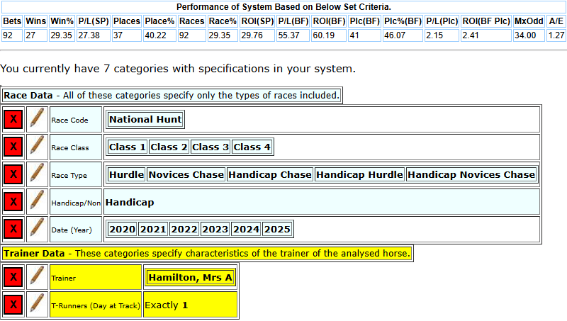 Horseracebase settings for system JO-123-43-02-2025