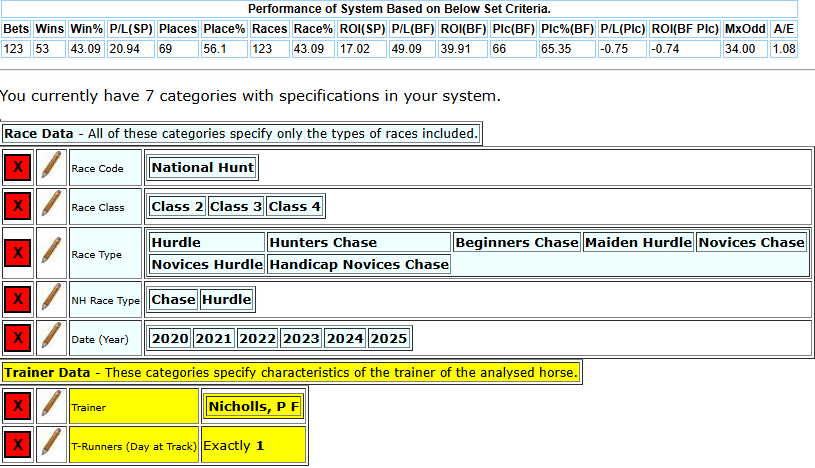  Horseracebase settings for system JO-123-42-02-2025