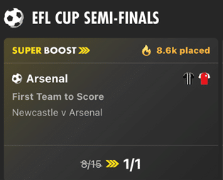 EFL Cup Semi Finals Super Boost image