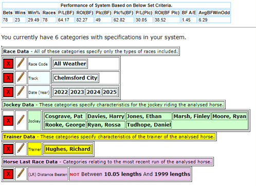 Horseracebase settings for system JO-133-17-12-2025-Chelmsford