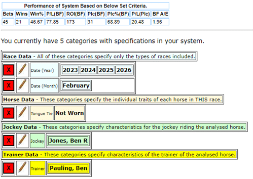Horseracebase Setting for system JO-135-24-02-2026-Micro