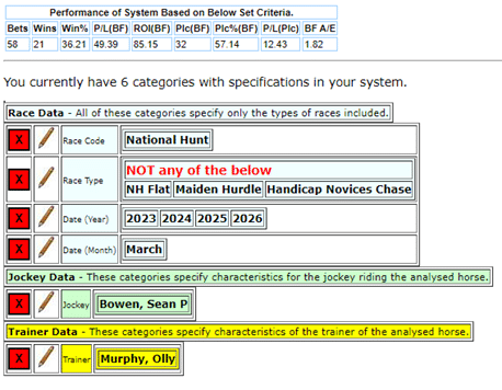 Horseracebase settings for system JO-136-56-03-2026-MICRO