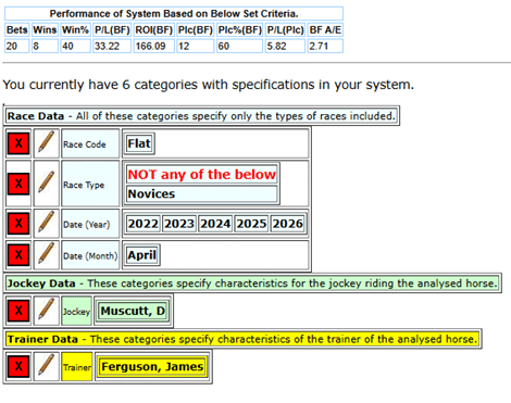 Horseracebase settings for system number JO-137-32-04-2026-Micro